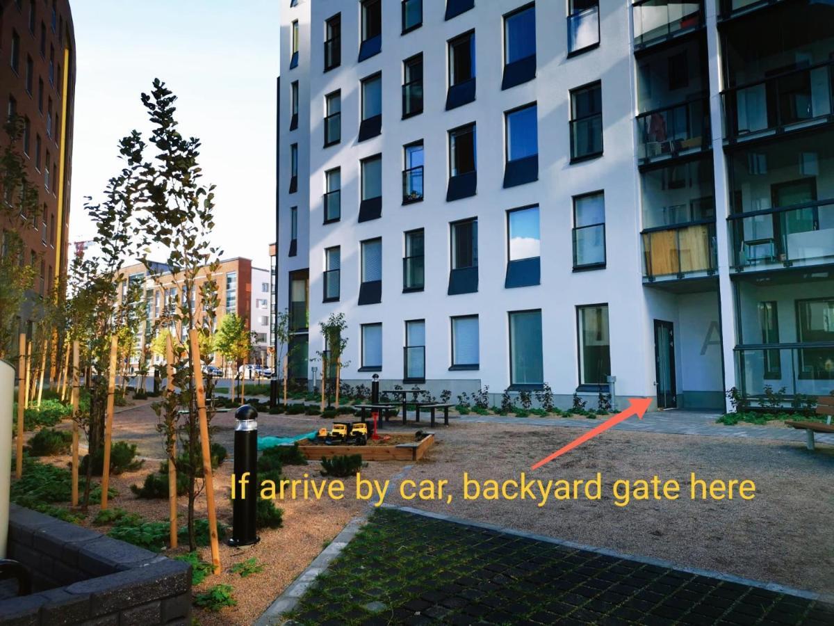 Ruby Studio 5Min To Vantaa Airport And 20Min To Helsinki Center Apartment Bagian luar foto